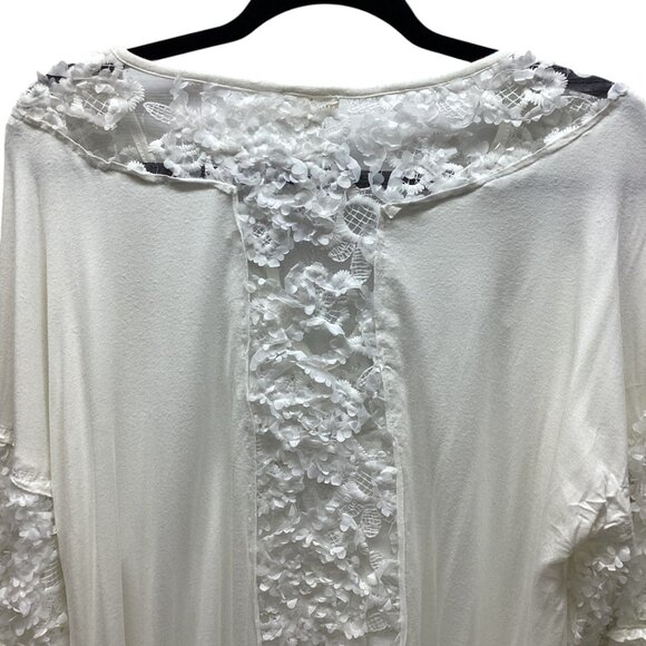 POL Off White Long Sleeve Lace NWOT - Picture 8 of 13